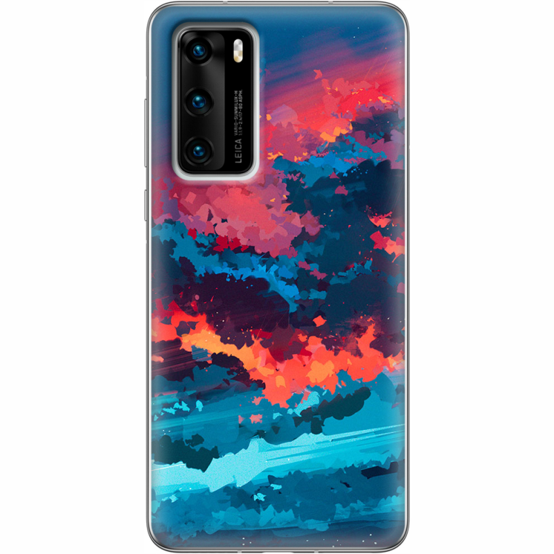 Чехол BoxFace Huawei P40 Thunderclouds