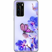 Чехол BoxFace Huawei P40 Orchids and Butterflies