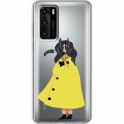 Прозрачный чехол BoxFace Huawei P40 Just a Girl