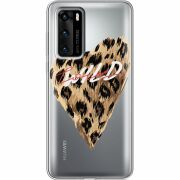 Прозрачный чехол BoxFace Huawei P40 Wild Love