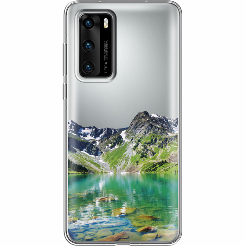 Прозрачный чехол BoxFace Huawei P40 Green Mountain