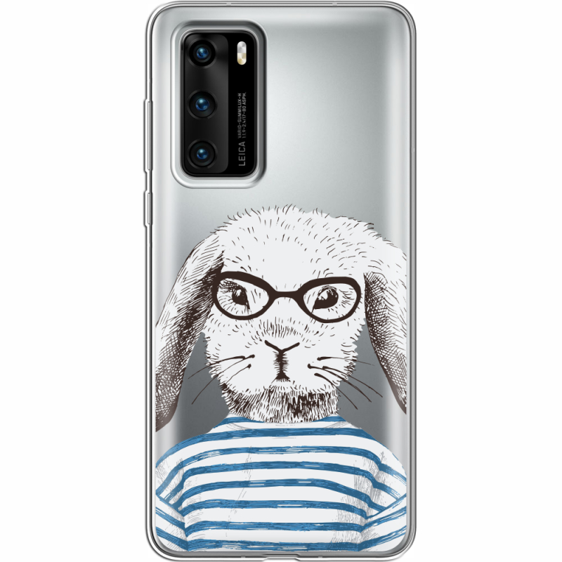 Прозрачный чехол BoxFace Huawei P40 MR. Rabbit