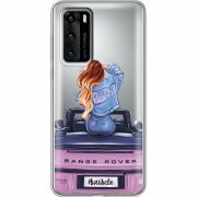 Прозрачный чехол BoxFace Huawei P40 Boss Babe