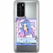 Прозрачный чехол BoxFace Huawei P40 The Sakuras Will Cry For You