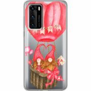 Прозрачный чехол BoxFace Huawei P40 Valentine Dwarfs