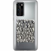 Прозрачный чехол BoxFace Huawei P40 Amor Amor