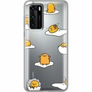 Прозрачный чехол BoxFace Huawei P40 Gudetama