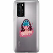 Прозрачный чехол BoxFace Huawei P40 Selena Gomez