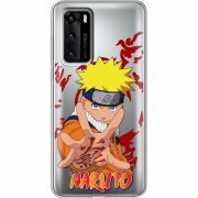 Прозрачный чехол BoxFace Huawei P40 Naruto