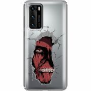 Прозрачный чехол BoxFace Huawei P40 Нападение Титана