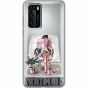 Прозрачный чехол BoxFace Huawei P40 VOGUE