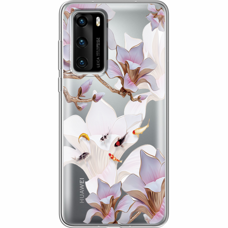 Прозрачный чехол BoxFace Huawei P40 Chinese Magnolia