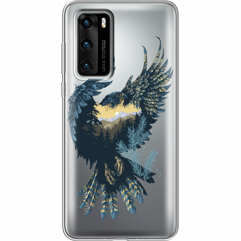 Прозрачный чехол BoxFace Huawei P40 Eagle