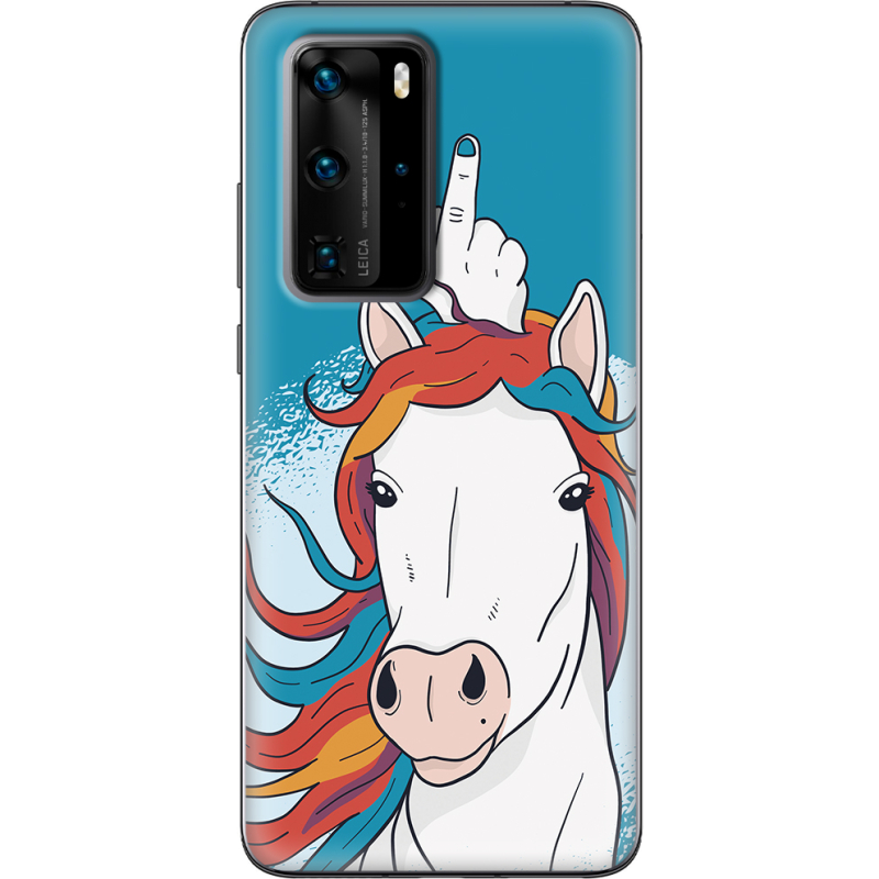 Чехол BoxFace Huawei P40 Pro Fuck Unicorn