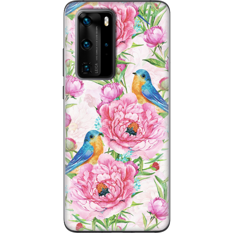 Чехол BoxFace Huawei P40 Pro Birds and Flowers