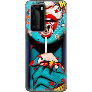 Чехол BoxFace Huawei P40 Pro Girl Pop Art