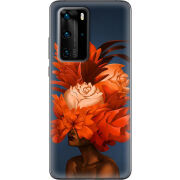 Чехол BoxFace Huawei P40 Pro Exquisite Orange Flowers