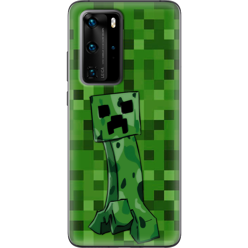 Чехол BoxFace Huawei P40 Pro Minecraft Creeper