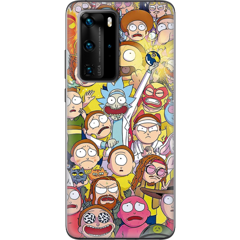 Чехол BoxFace Huawei P40 Pro Rick and Morty