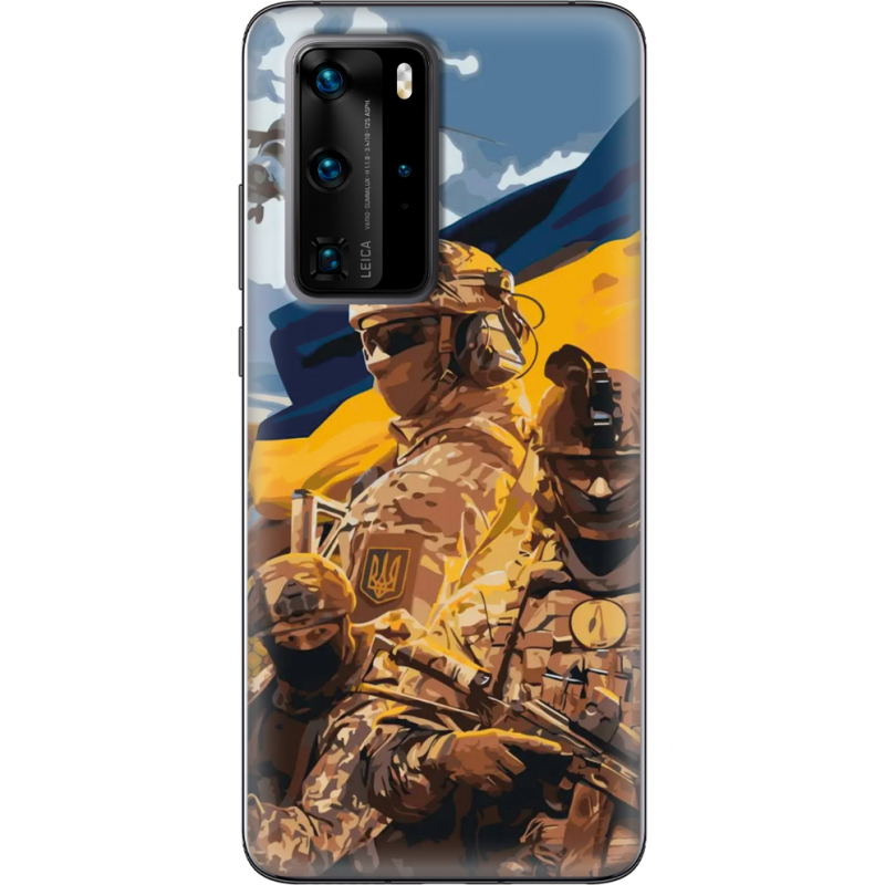 Чехол BoxFace Huawei P40 Pro Воїни ЗСУ