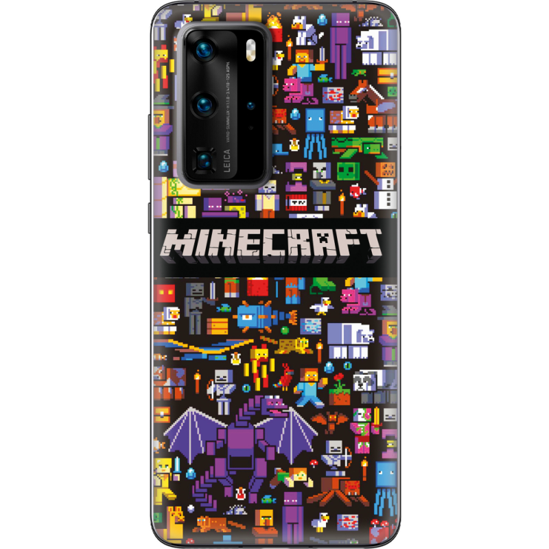 Чехол BoxFace Huawei P40 Pro Minecraft Mobbery