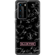 Чехол BoxFace Huawei P40 Pro Blackpink автограф