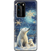 Чехол BoxFace Huawei P40 Pro Північні ведмеді