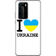 Чехол BoxFace Huawei P40 Pro I love Ukraine