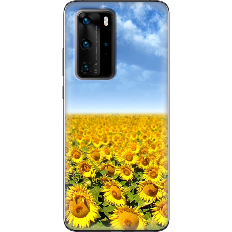 Чехол BoxFace Huawei P40 Pro Подсолнухи