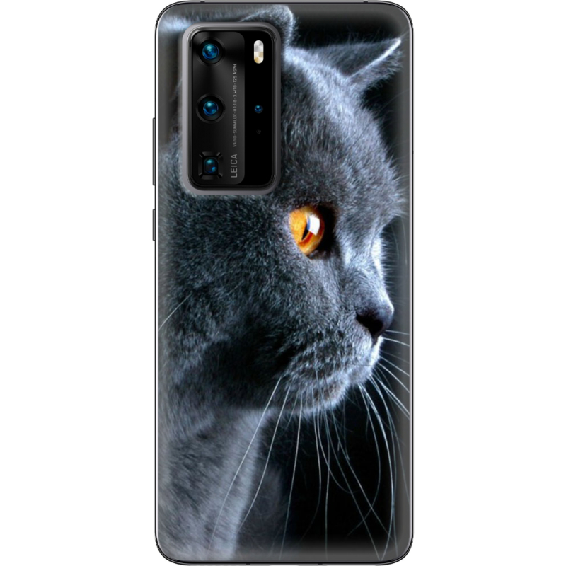 Чехол BoxFace Huawei P40 Pro English cat