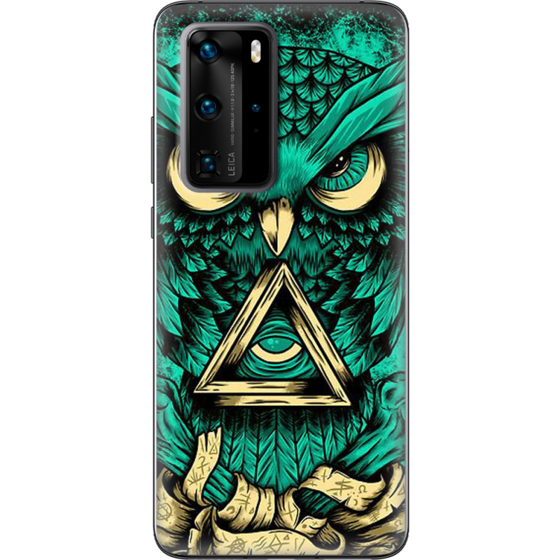 Чехол BoxFace Huawei P40 Pro Masonic Owl