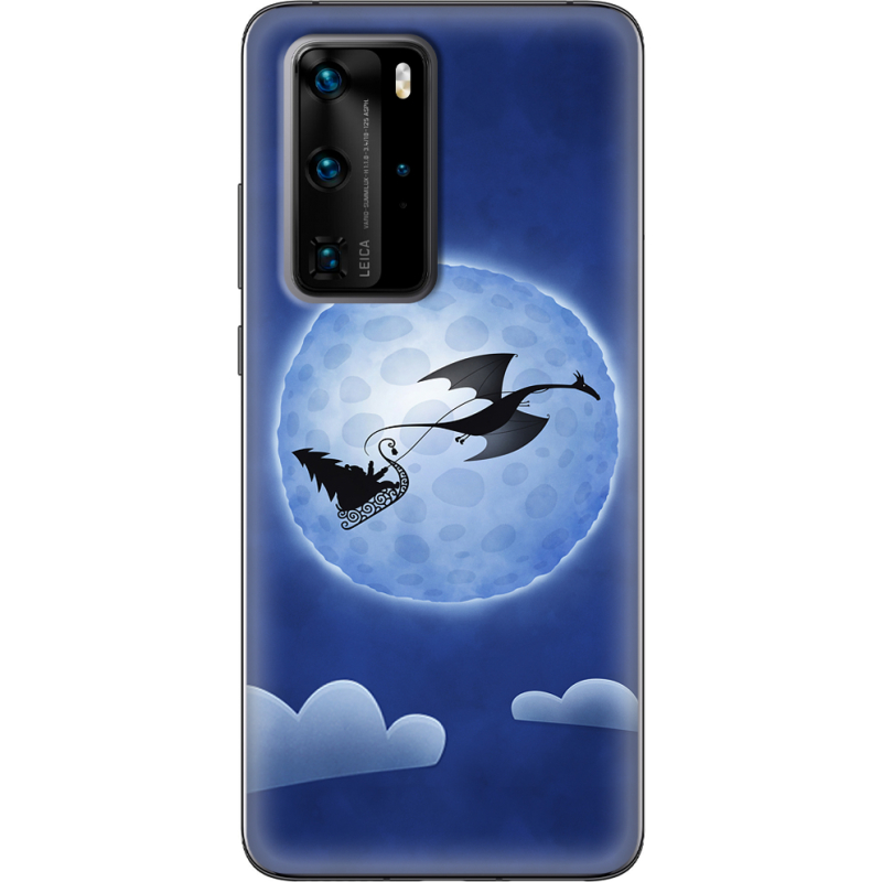 Чехол BoxFace Huawei P40 Pro Christmas Dragon