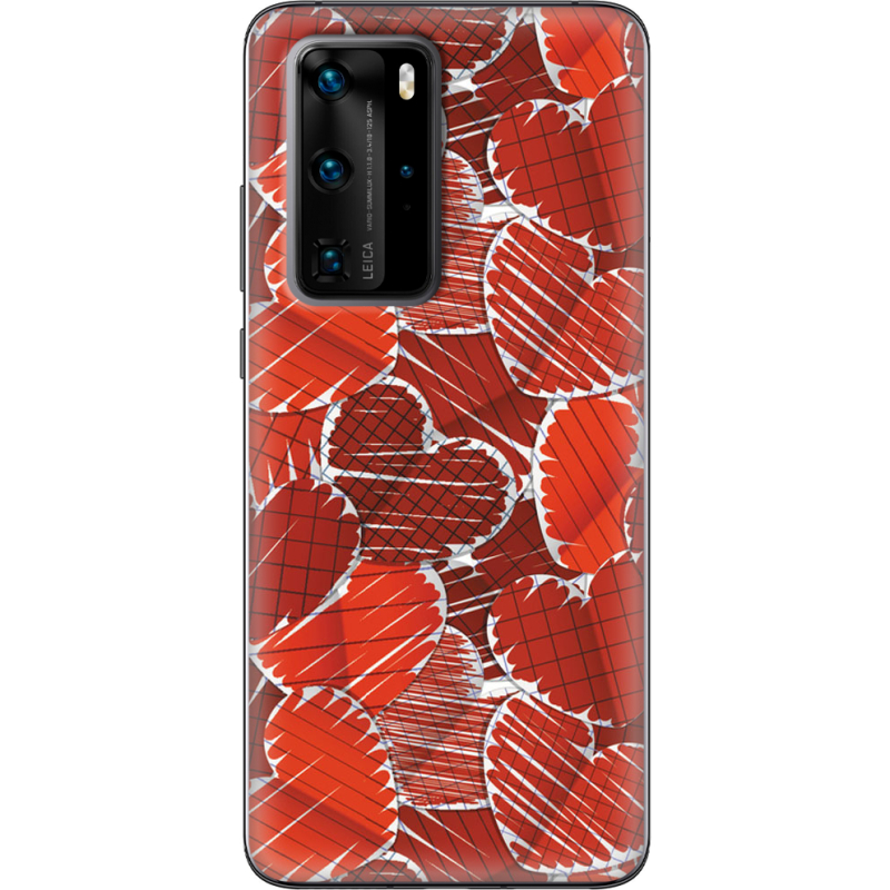 Чехол BoxFace Huawei P40 Pro Heart Strings