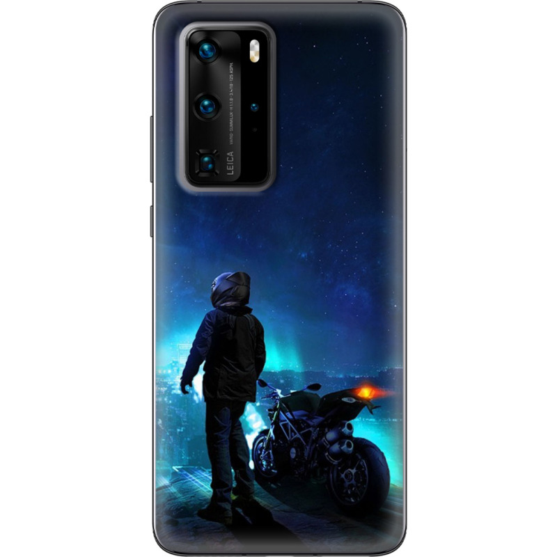 Чехол BoxFace Huawei P40 Pro Motorcyclist