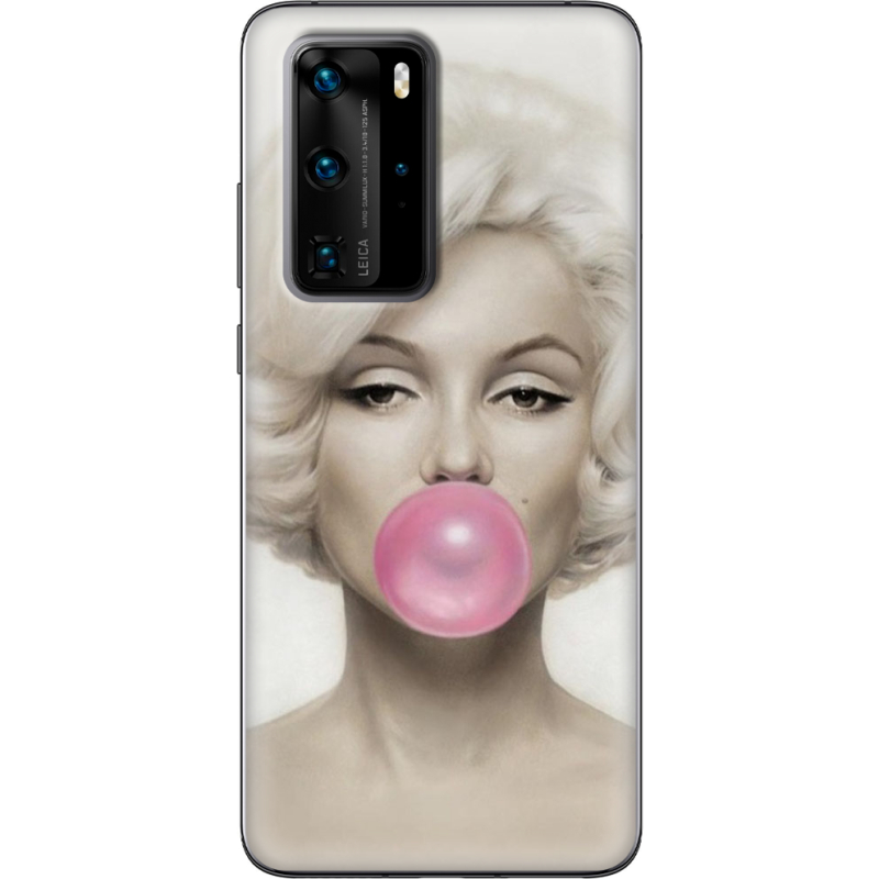 Чехол BoxFace Huawei P40 Pro Marilyn Monroe Bubble Gum