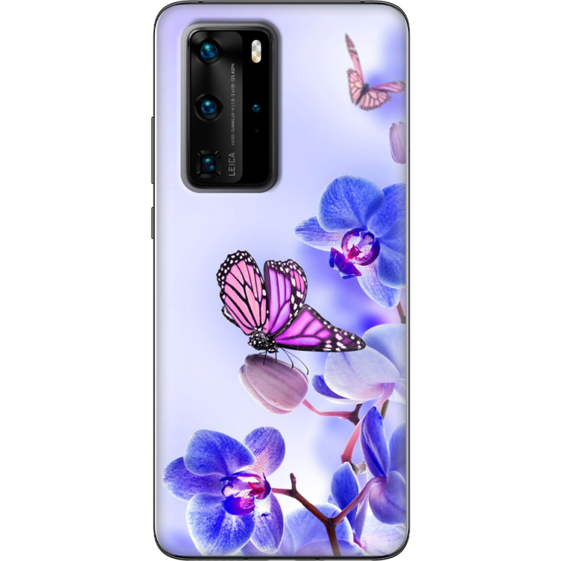 Чехол BoxFace Huawei P40 Pro Orchids and Butterflies