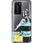 Прозрачный чехол BoxFace Huawei P40 Pro City Girl