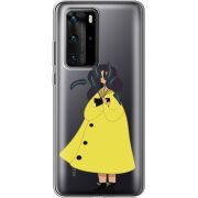 Прозрачный чехол BoxFace Huawei P40 Pro Just a Girl