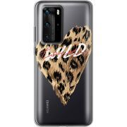 Прозрачный чехол BoxFace Huawei P40 Pro Wild Love