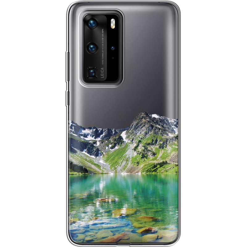 Прозрачный чехол BoxFace Huawei P40 Pro Green Mountain