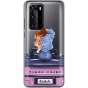 Прозрачный чехол BoxFace Huawei P40 Pro Boss Babe