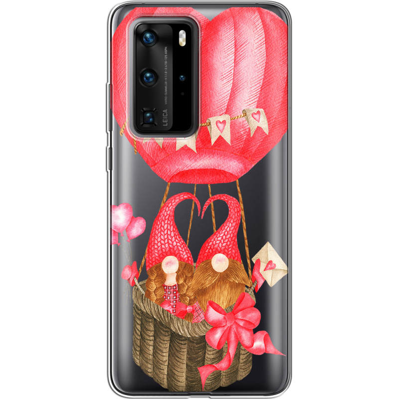 Прозрачный чехол BoxFace Huawei P40 Pro Valentine Dwarfs