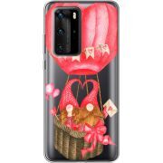 Прозрачный чехол BoxFace Huawei P40 Pro Valentine Dwarfs