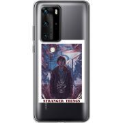 Прозрачный чехол BoxFace Huawei P40 Pro Stranger Things