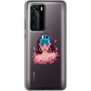 Прозрачный чехол BoxFace Huawei P40 Pro Selena Gomez