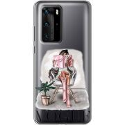 Прозрачный чехол BoxFace Huawei P40 Pro VOGUE