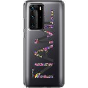 Прозрачный чехол BoxFace Huawei P40 Pro Именной