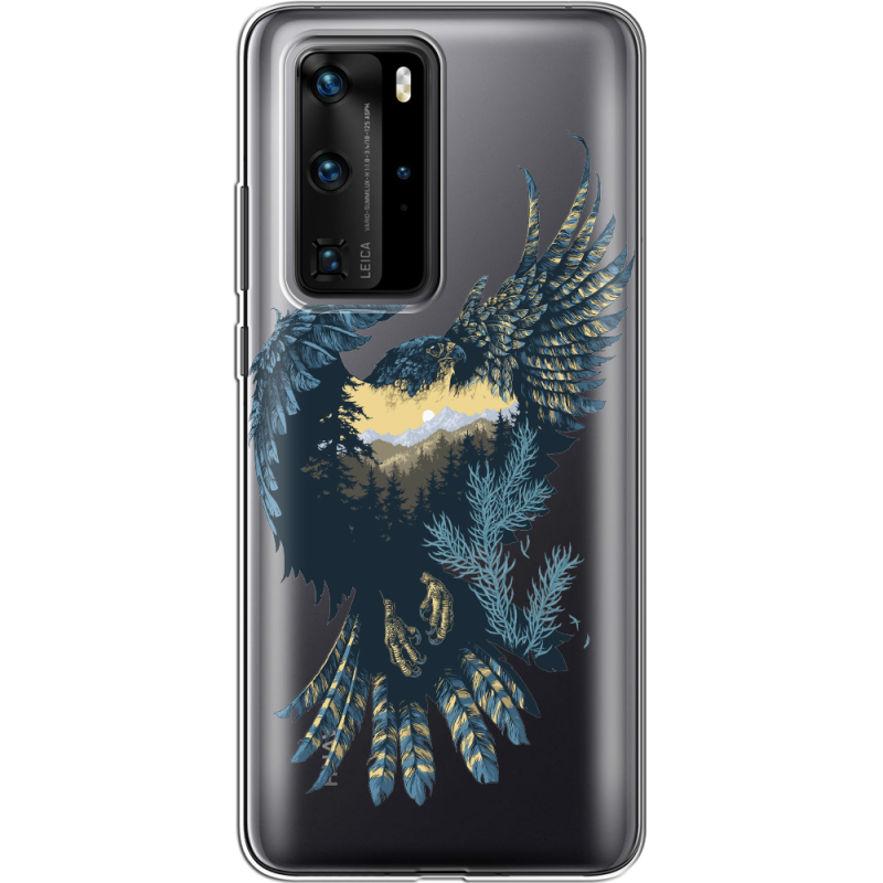 Прозрачный чехол BoxFace Huawei P40 Pro Eagle