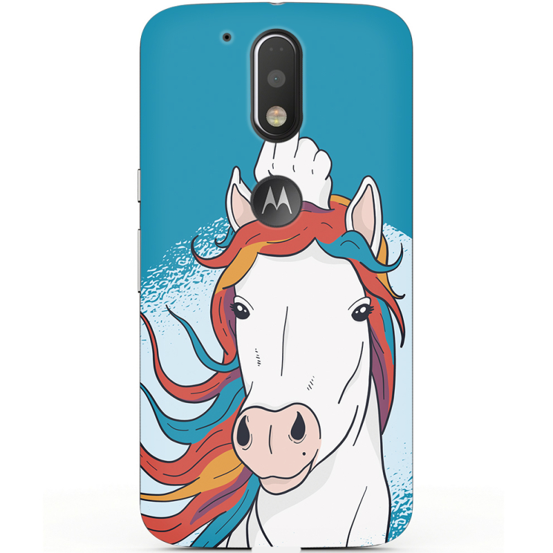 Чехол Uprint Motorola Moto G4 XT1622 Fuck Unicorn