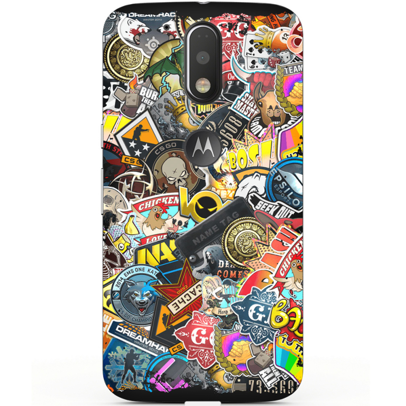 Чехол Uprint Motorola Moto G4 XT1622 CS:Go Stickerbombing